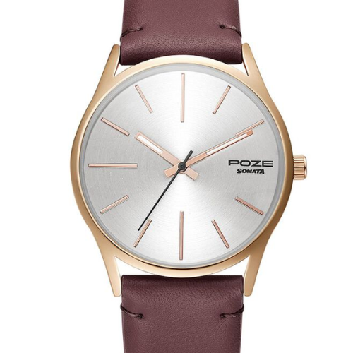 Poze by Sonata Quartz Analog Silver Dial