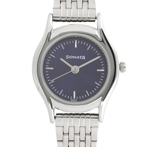 Sonata Essentials Blue Dial Women Watch