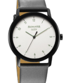 Sleek Grey Dial Analog Watch for Men