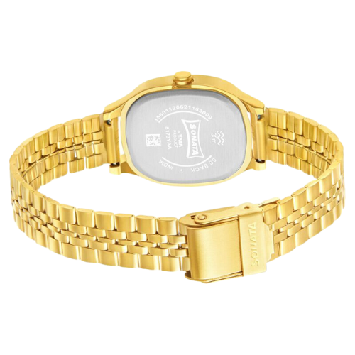 NS8173YM01 Sonata Linnea Silver Dial Women Watch With Stainless Steel Strap 5 Sonata Linnea Silver Dial Women Watch