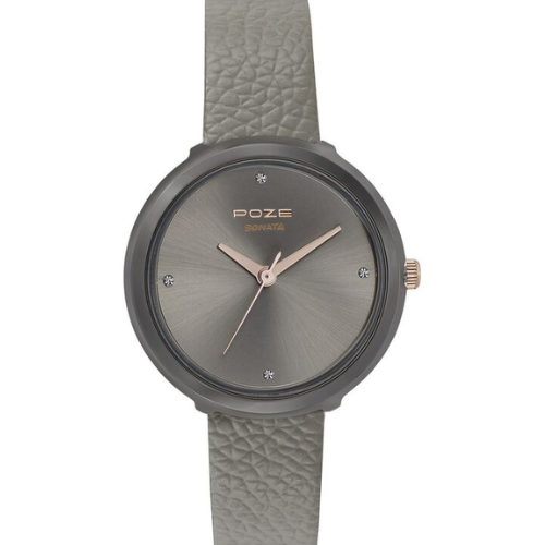 Poze by Sonata Quartz Analog Grey Dial