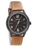 Sonata Quartz Analog Black Dial