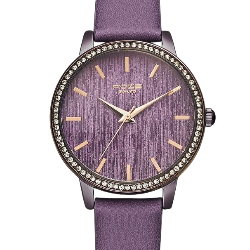 Poze by Sonata Quartz Analog Purple Dial