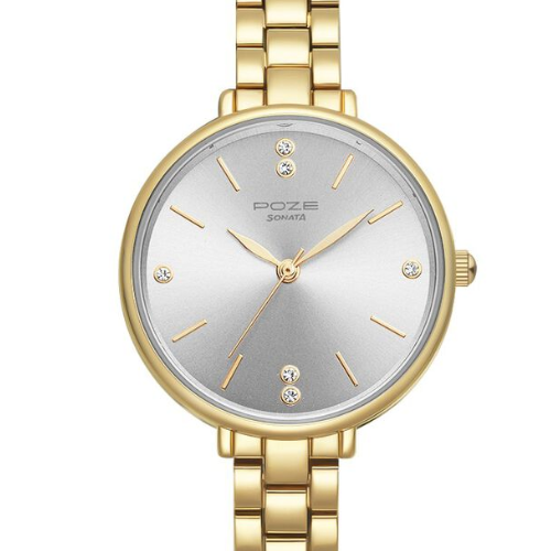 Poze by Sonata Quartz Analog Silver Dial