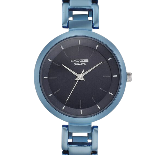 Poze by Sonata Quartz Analog Blue Dial
