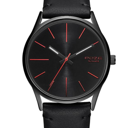 Poze by Sonata Quartz Analog Black Dial