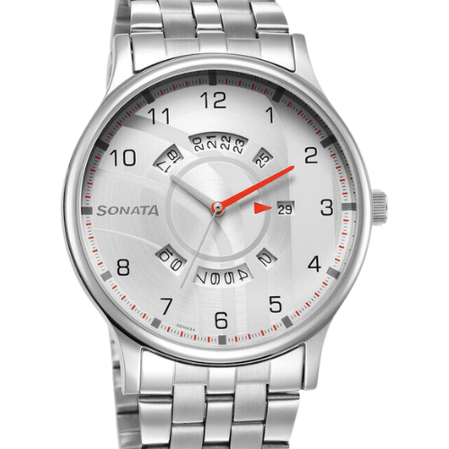 Sonata RPM Silver Dial