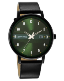 Sonata Force Quartz Analog with Date Green Dial