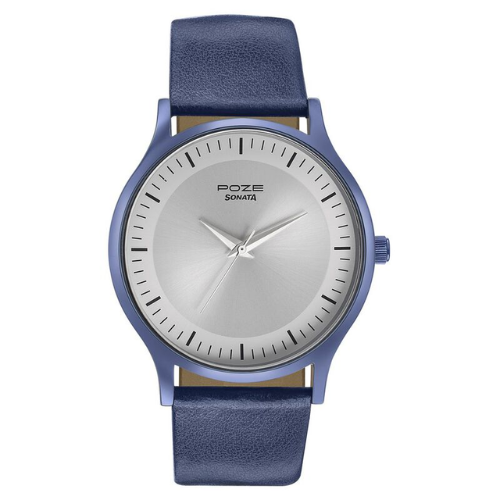 Sonata Poze Quartz Analog Silver Dial