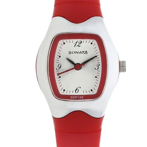 SF Quartz Analog Silver Dial