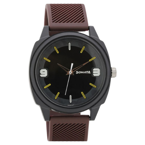 Camo Multicoloured Dial Plastic Strap Watch for Men