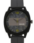 Camo Multicoloured Dial Plastic Strap Watch for Men