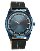 Sonata Blues Quartz Analog Blue Dial Metal Strap Watch for Men