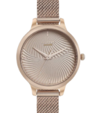 Poze by Sonata Quartz Analog Pink Dial Stainless Steel Strap Watch for Women