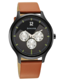 Sonata Force Quartz Multifunction Grey Dial