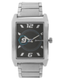 Sonata Quartz Analog Black Dial Stainless Steel Strap Watch for Men