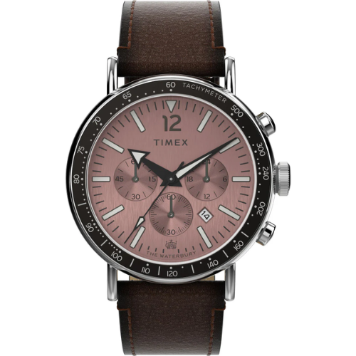 Timex Waterbury Men Rose Gold Round Dial