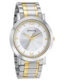 Sonata Quartz Analog with Date Silver Dial
