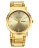 Sonata Utsav Quartz Analog with Day and Date Champagne Dial
