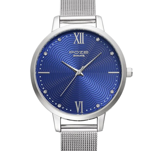 Poze by Sonata Quartz Analog Blue Dial
