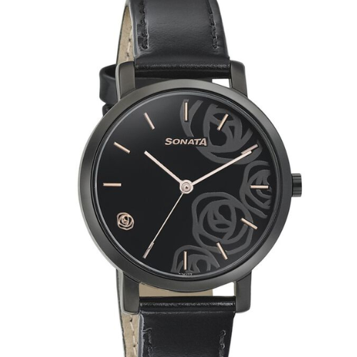 Sonata Onyx Black Dial Women Watch