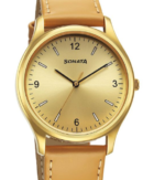 Sonata Quartz Analog Champagne Dial Watch for Men