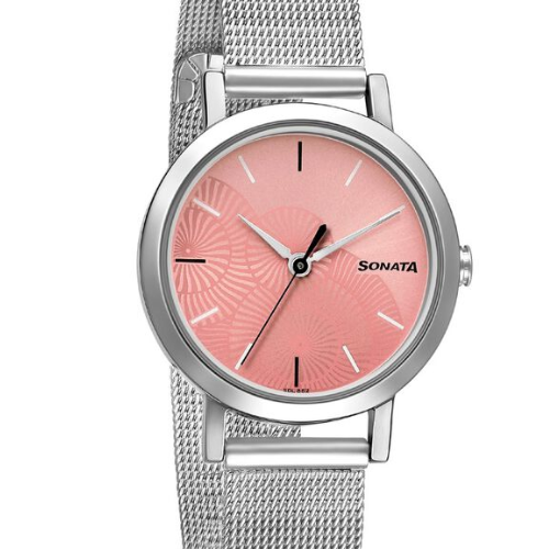 Sonata Linnea Pink Dial Women Watch