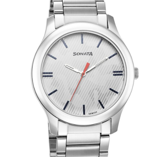 Sonata Quartz Analog Multicoloured Dial