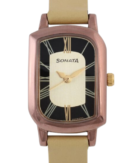 Sonata Quartz Analog Pink Dial