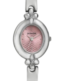 Sonata Quartz Analog Pink Dial Metal Strap Watch for Women