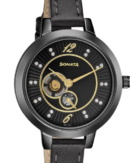 Sonata Unveil Black Dial Women Watch