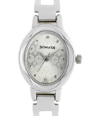 Sonata Pankh Silver Dial Women Watch
