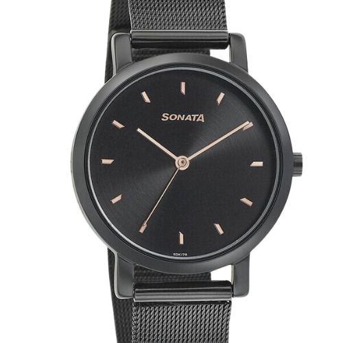 Sonata Onyx Black Dial Women Watch