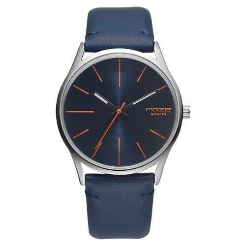 Poze by Sonata Quartz Analog Blue Dial