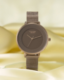 Sonata Poze Quartz Analog Brown Dial