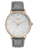 Sonata Poze Quartz Analog White Dial Leather Strap Watch for Men