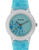 Sonata Sf By Sonata Blue Dial Women Watch With Plastic Strap