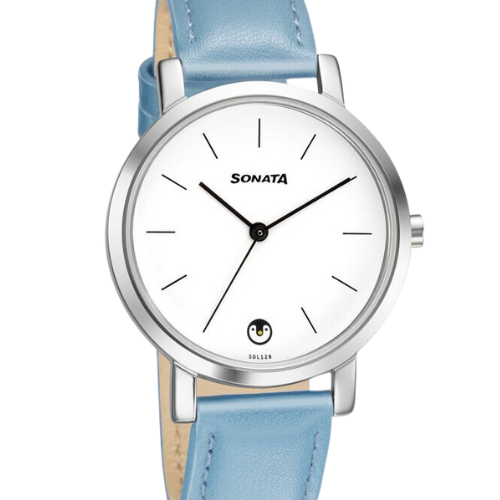 Sonata Play White Dial Women Watch