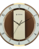 Titan Contemporary Multicoloured Wall Clock