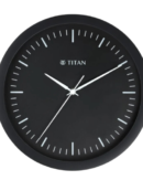 Titan Contemporary Black Wall Clock