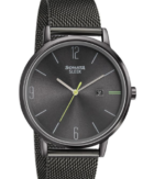 Sonata Quartz Analog with Date Grey Dial