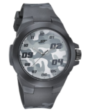 SF Turbo Quartz Analog Multicoloured Dial PU Strap Watch for Men