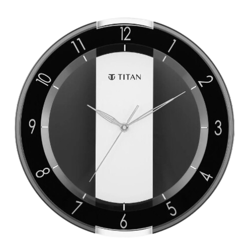Titan Contemporary Multicoloured Wall Clock