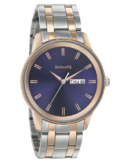 Sonata Quartz Analog with Day and Date Blue Dial