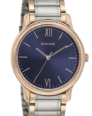 Sonata Beyond Gold Quartz Analog Blue Dial
