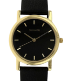 Sonata Quartz Analog Black Dial
