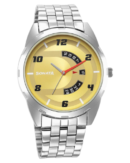 Sonata RPM Champagne Dial Stainless Steel Strap Watch for Men