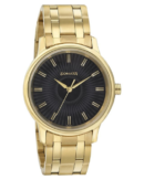 Sonata Quartz Analog Black Dial Metal Strap Watch for Men