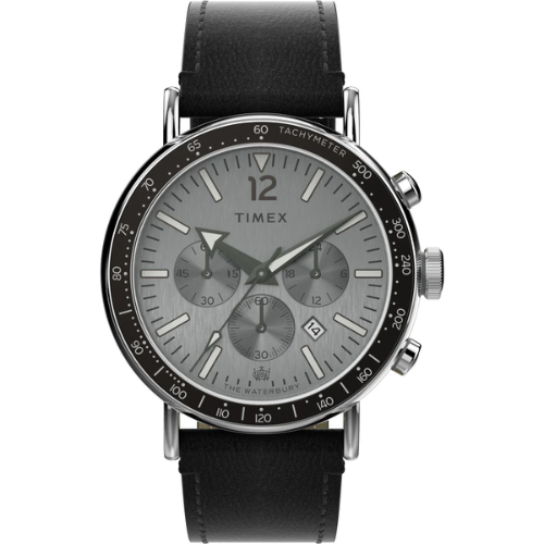 Timex Waterbury Men Silver Round Dial