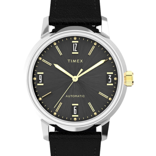 Timex Marlin Men Black Round Dial